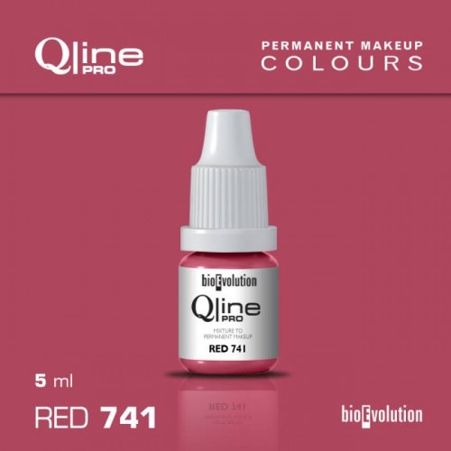 Pigment BIOEVOLUTION QLinePRO  RED 741 - 5 ml