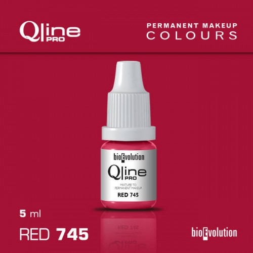 Pigment BIOEVOLUTION QLinePRO RED 745 - 5 ml