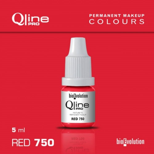 Pigment BIOEVOLUTION QLinePRO RED 750 - 5 ml