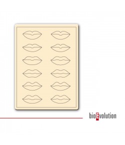 Umelá koža - predkreslená, pery